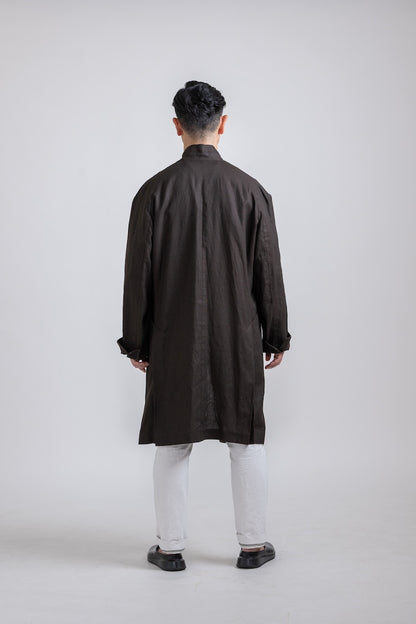 ロングジャケット　間（awai）bengara