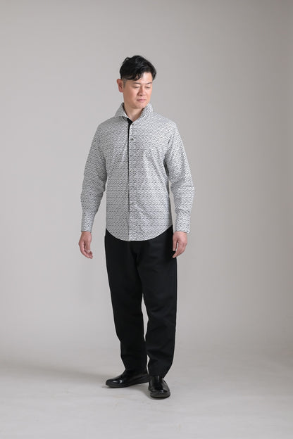 モノグラム　長袖シャツ hashira